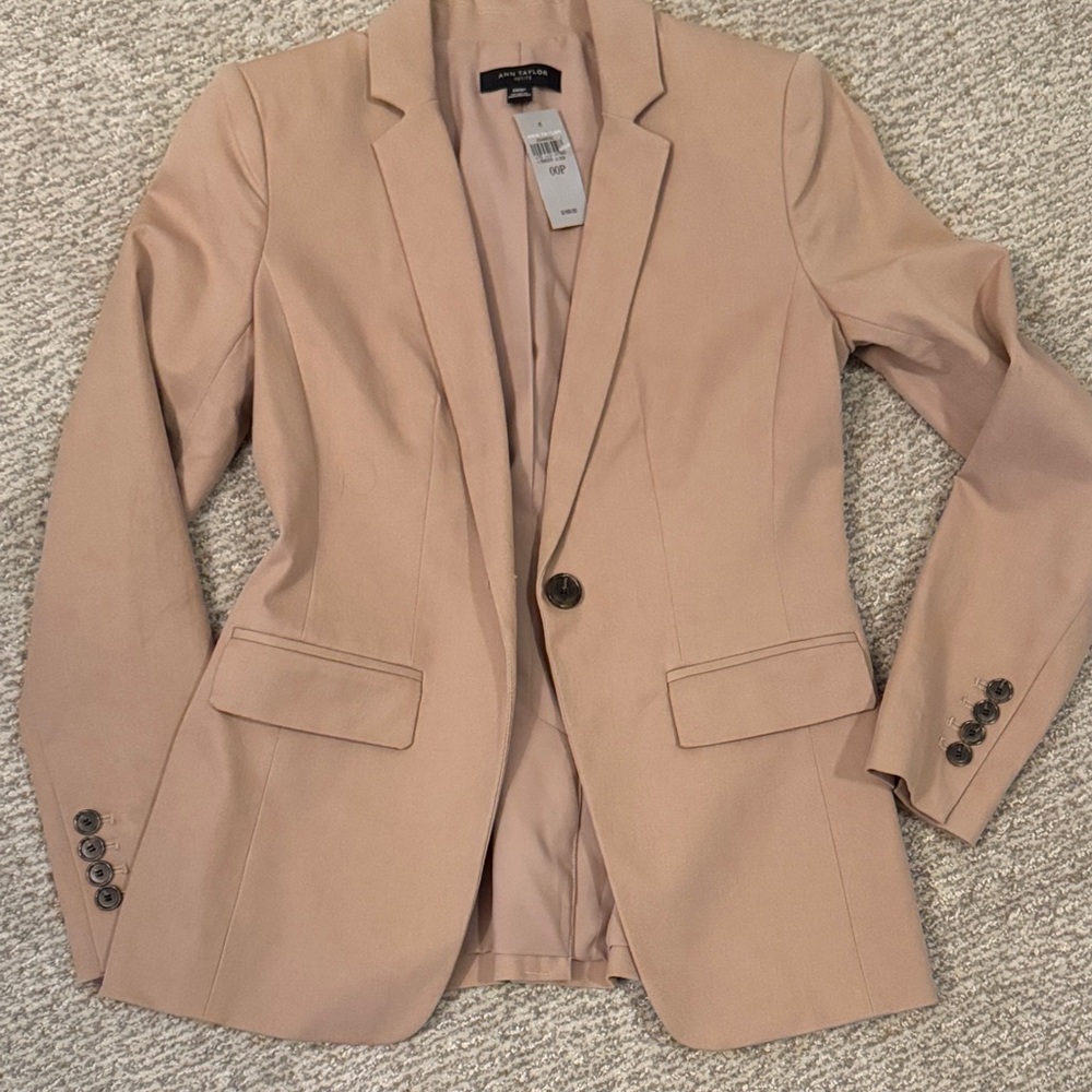 Ann Taylor Tan Blazer